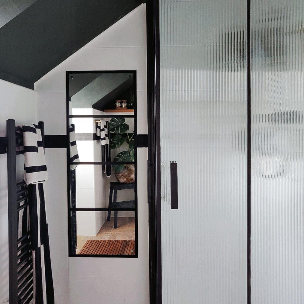 Reeded Glass 1/2" Window Film 7 Reeded Glass 1/2" Window Film