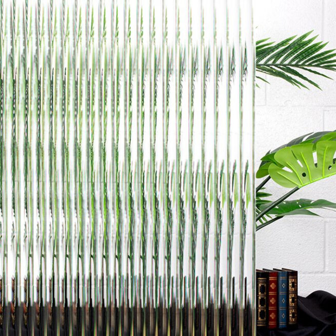 Reeded Glass 1/2" Window Film Surface Designs