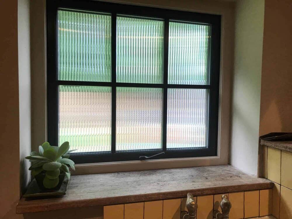 Reeded Glass 1/2" Window Film 2 Reeded Glass 1/2" Window Film