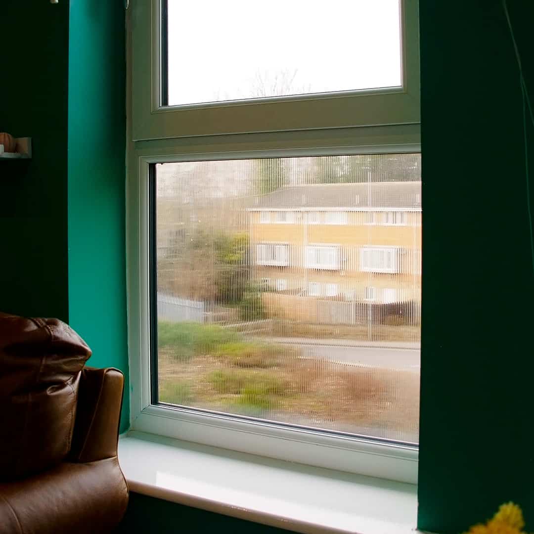 Fluted Glass Window Film Surface Designs