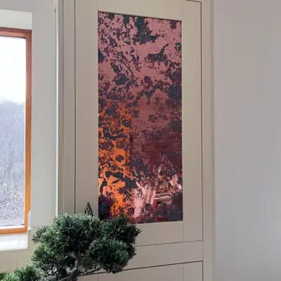 Antique Copper Mirror Window Film