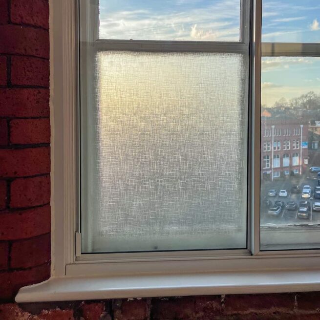 SAMPLE Spun Glass Window Film Surface Designs