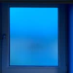 SAMPLE: Steel Blue Sandblast Window Film