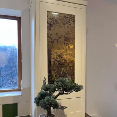 Antique Gold Mirror Window Film