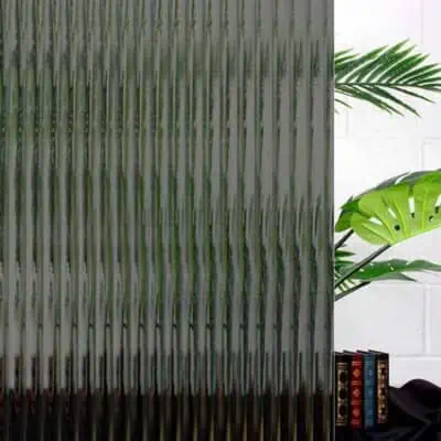 Twilight Black Reeded Glass Window Film