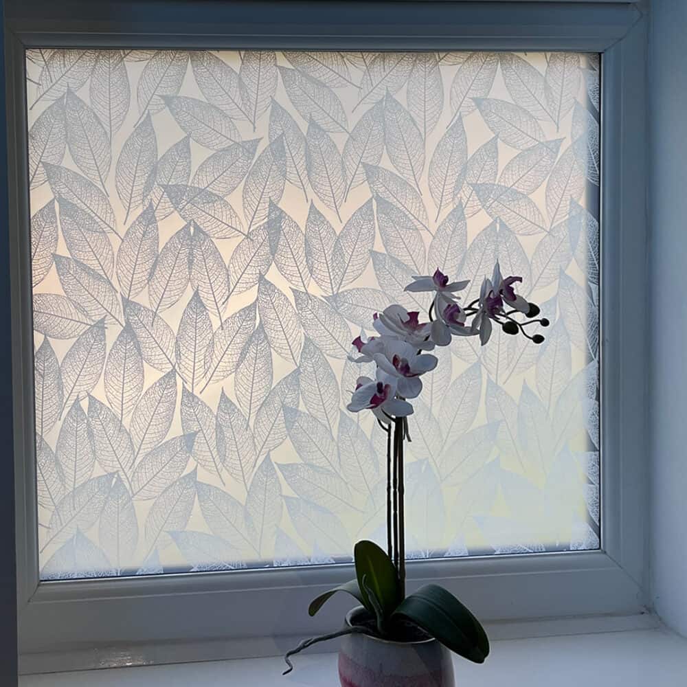 SAMPLE: Dusted Leaf Window Film