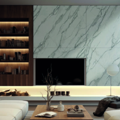 Carrara Marble Furniture Wrapping Film